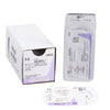 Absorbable Suture with Needle Coated Vicryl™ Polyglactin 910 P-3 3/8 Circle Precision Reverse Cutting Needle Size 5-0 Braided - J493G