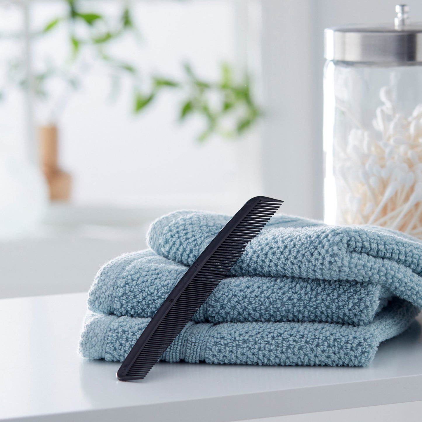 McKesson Black Plastic Hair Comb, 7 Inch 16-C7