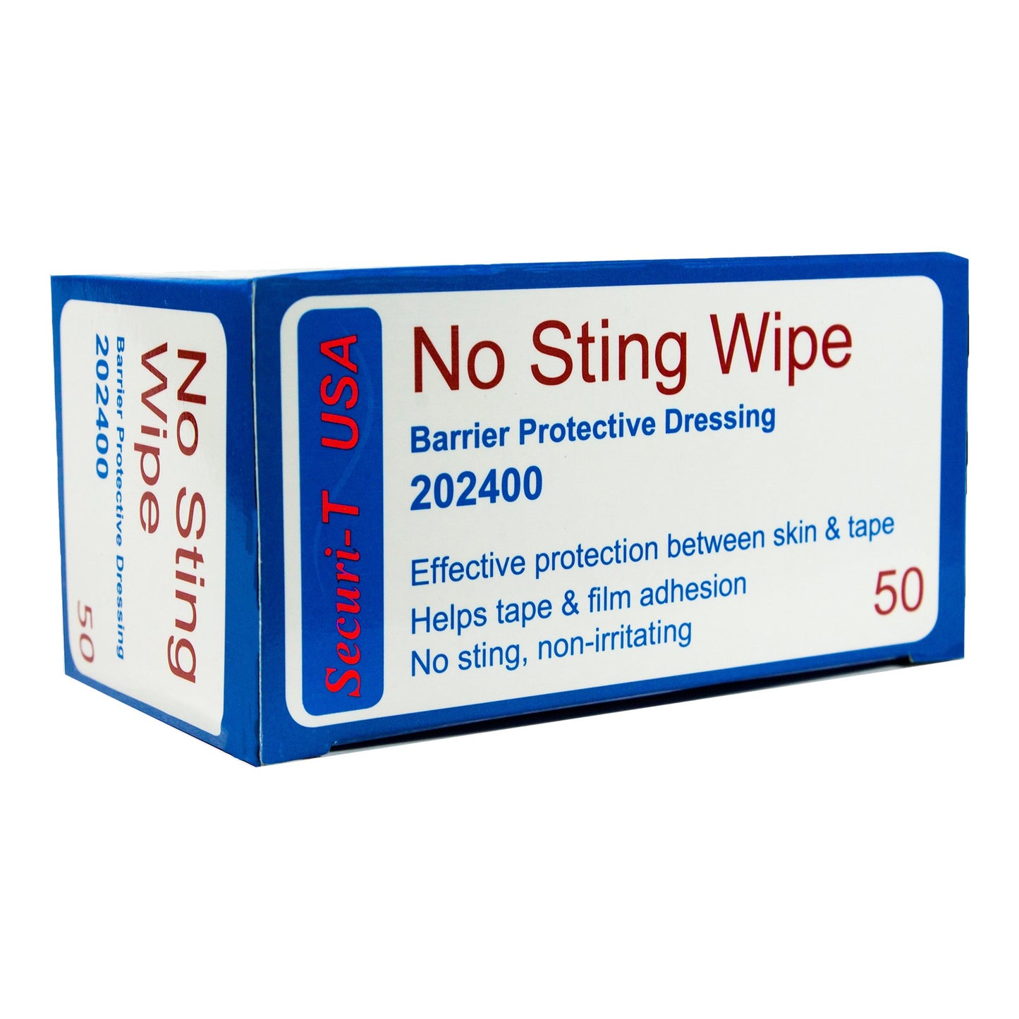 Skin Barrier Wipe Securi-T™ No Sting 100% Strength Hexamethyldisiloxane Individual Packet NonSterile - 202400