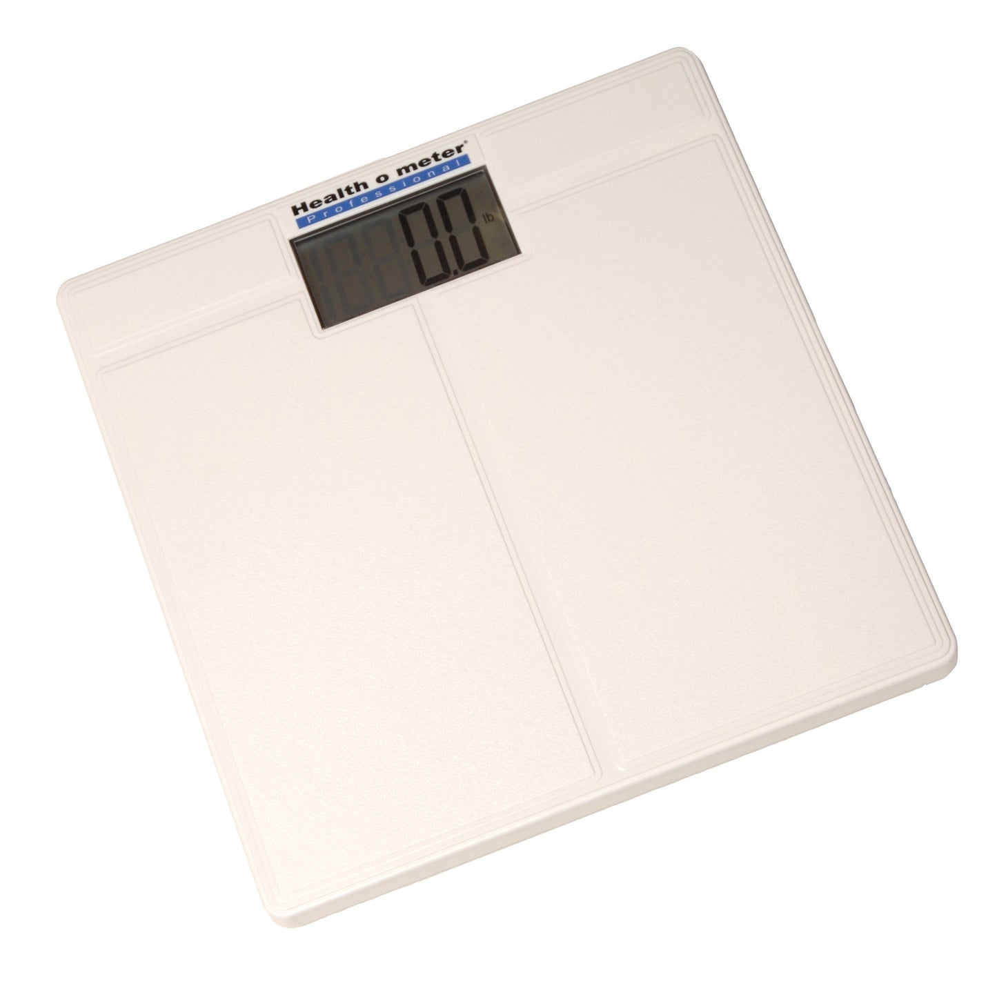 Floor Scale Health O Meter® LCD Display 397 lbs. / 180 kg Capacity White Battery Operated - 800KL