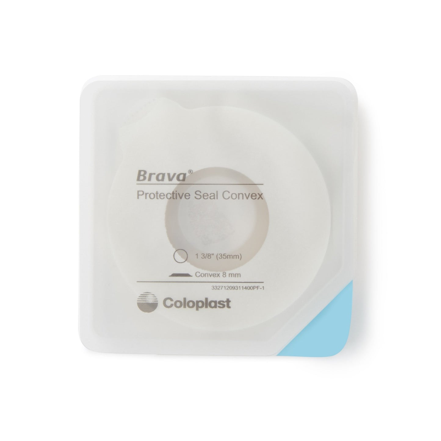 Ostomy Seal Brava® Convex, Starter Hole 1-3/8 Inch (35mm) - 12093