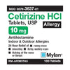 Mylan Cetirizine HCl Allergy Relief 00378363701