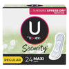 Feminine Pad U by Kotex® Security® Maxi Regular Absorbency - 49061