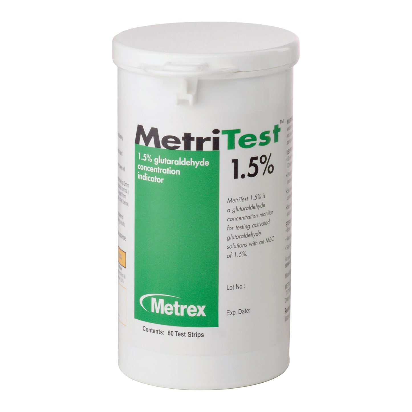 Metrex Research MetriTest 1.5% Glutaraldehyde Concentration Indicator 10-303, BT