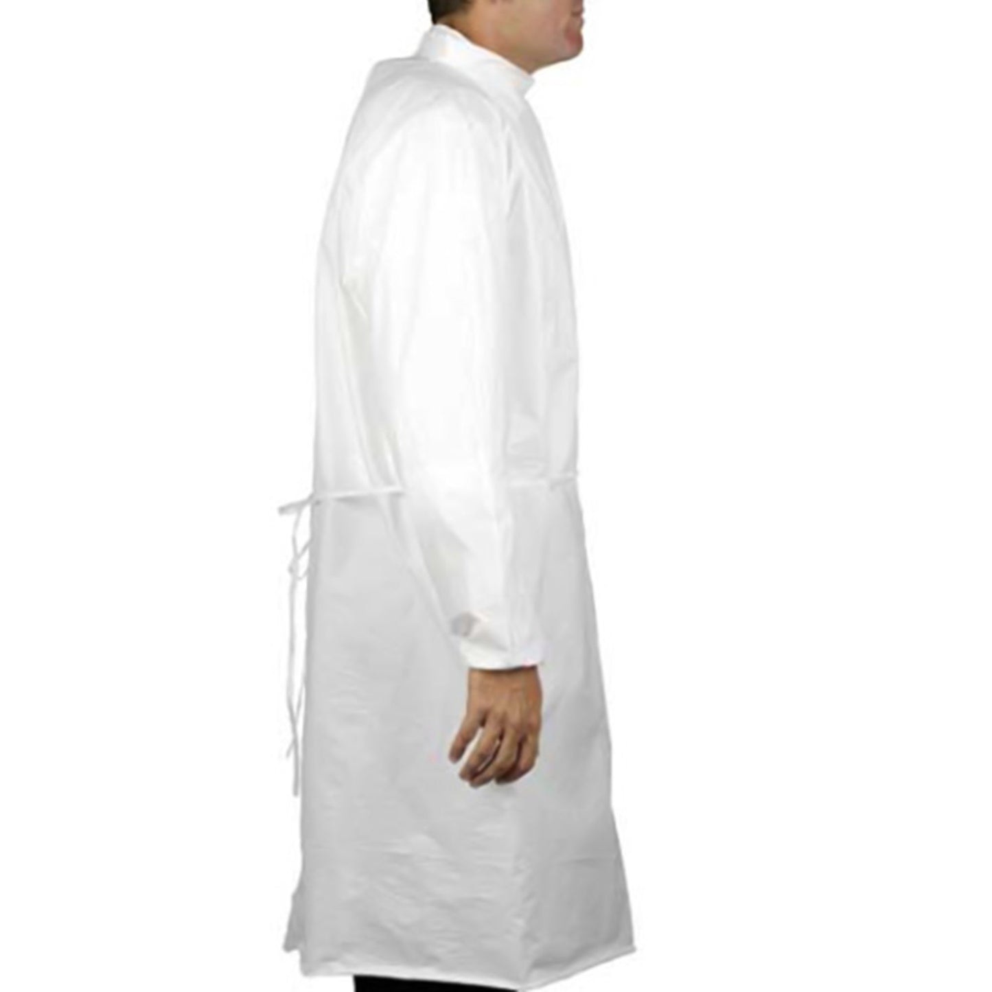 Cleanroom Gown X-Large White Sterile Not Rated Disposable - TCBA40ST-XL