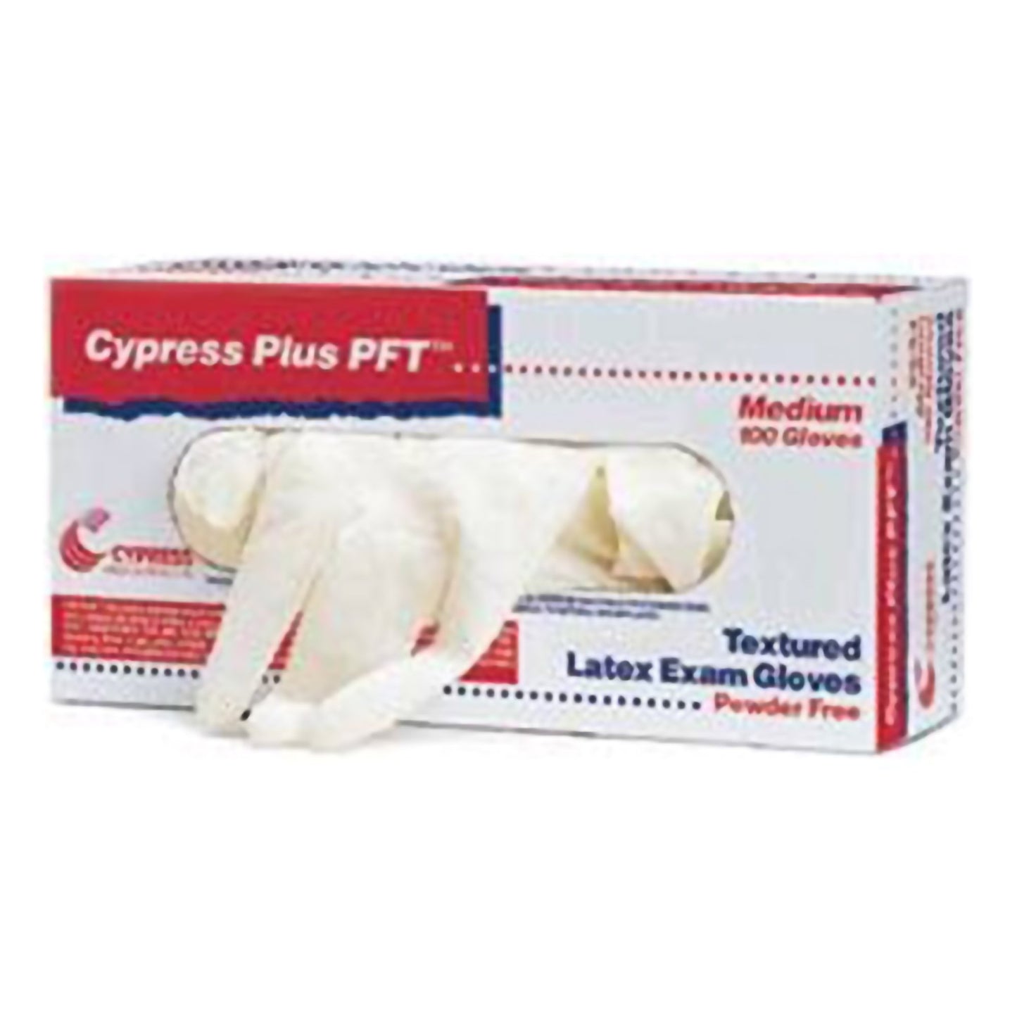 Cypress Plus® PFT Latex Exam Glove, Large, Ivory 23-96
