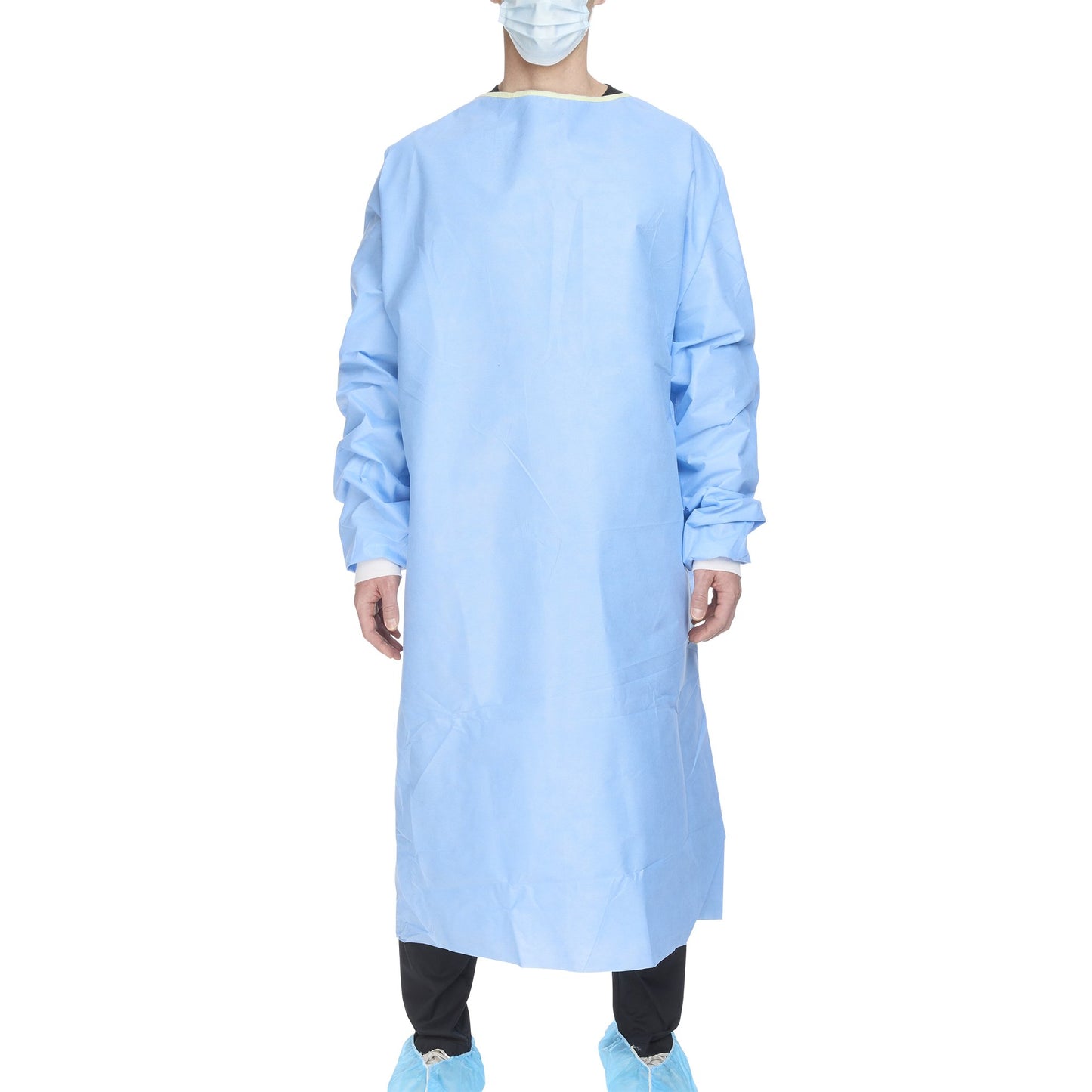 Non-Reinforced Surgical Gown with Towel ULTRA 2X-Large Blue Sterile AAMI Level 3 Disposable - 95131