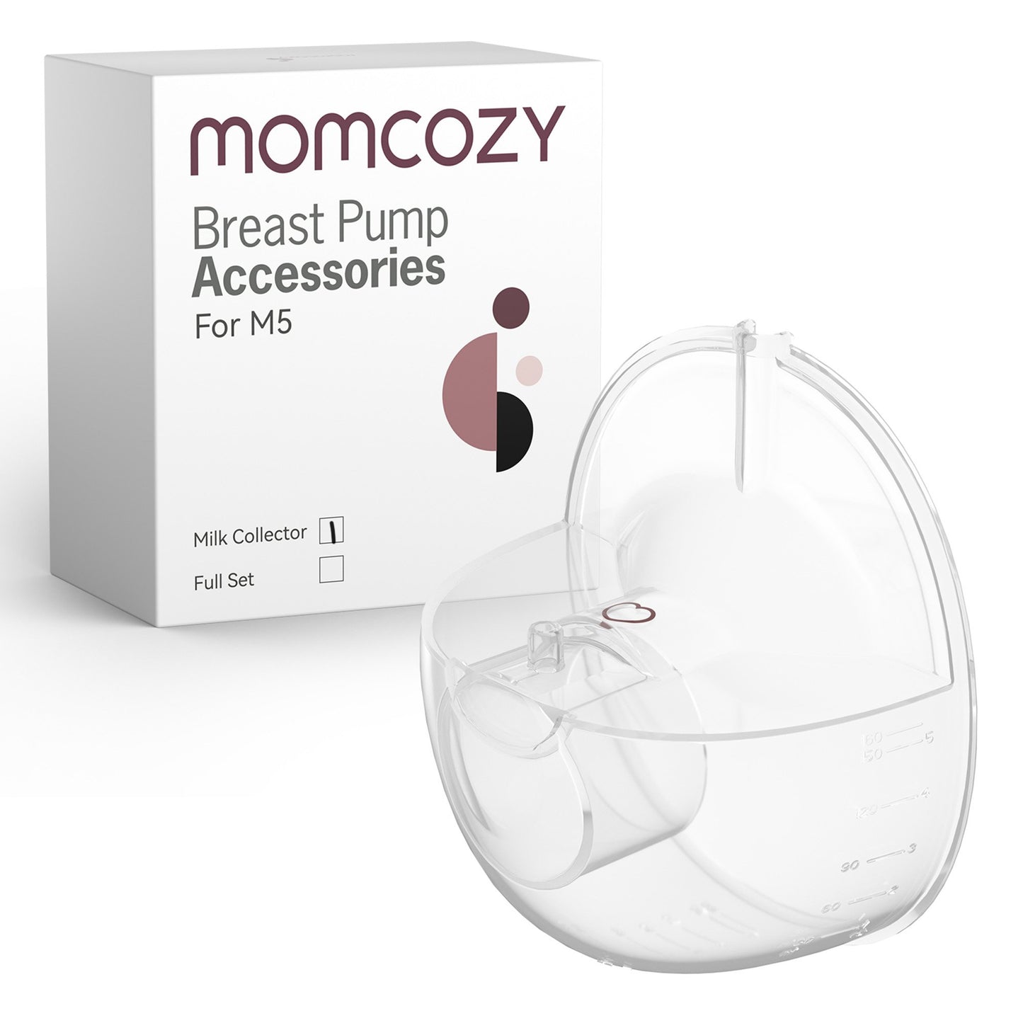 Momcozy Breast Milk Collection Container Cup for M5 Wearable Breast Pump AS103-NA00NB-A