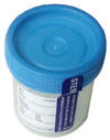 Specimen Container DuoClick™ 53 mm Opening 90 mL (3 oz.) Screw Cap Patient Information Sterile - ES243522