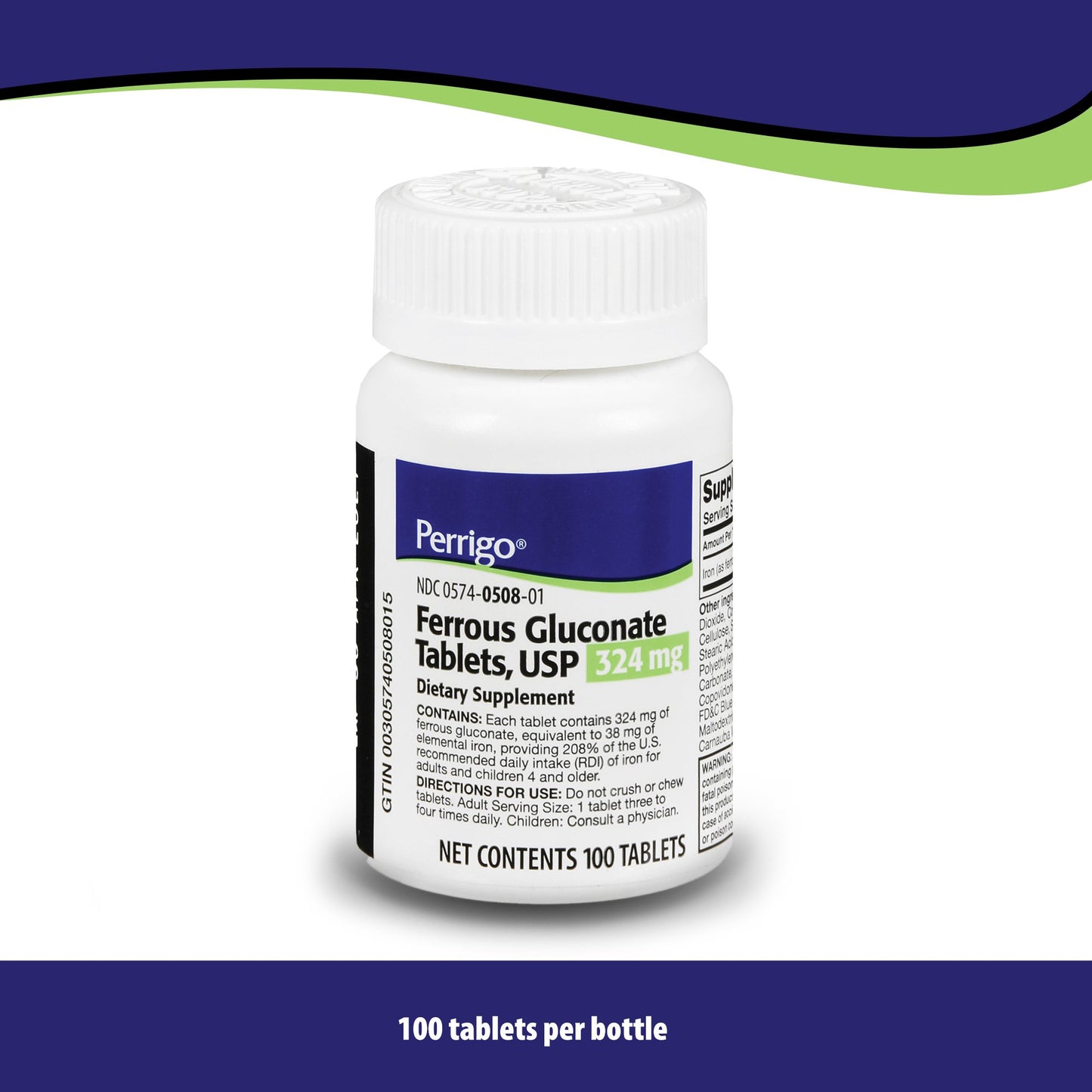 Perrigo Iron Mineral Supplement 00574050801