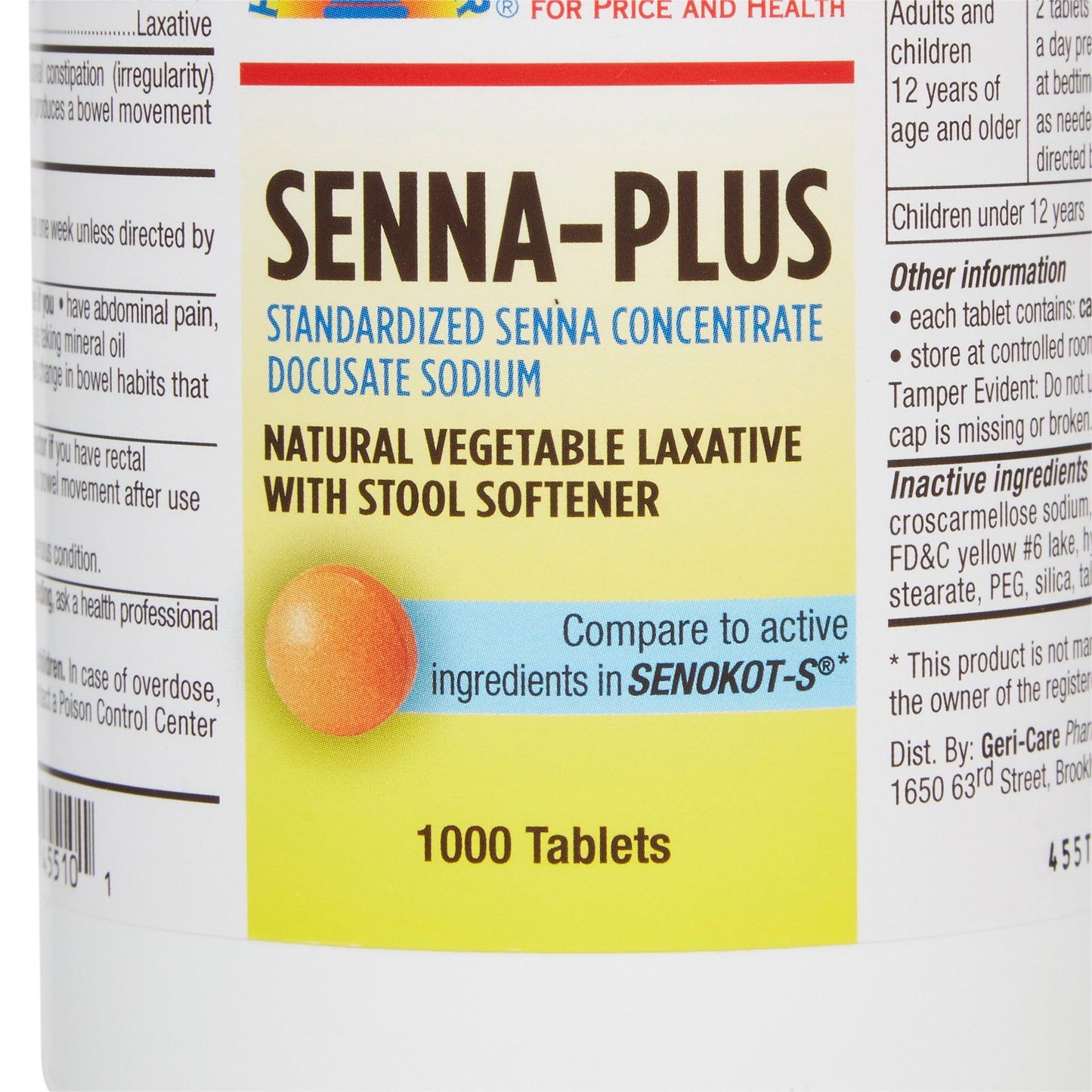 Geri-Care® Senna Plus Docusate Sodium / Sennosides Stool Softener 455-10-HST