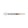 Safety Hypodermic Syringe with Needle Integra™ 3 mL 1 Inch 25 Gauge Retractable Safety Needle Thin Wall - 305270