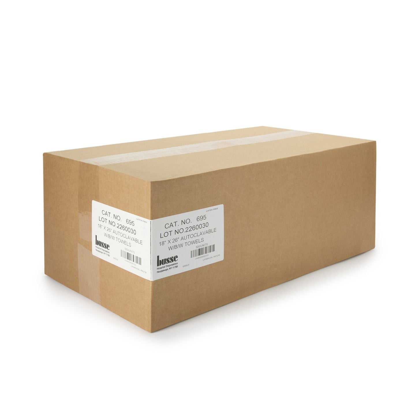 Busse Hospital Sterile Treatment Tray General Purpose Drape, 18 x 26 Inch 695