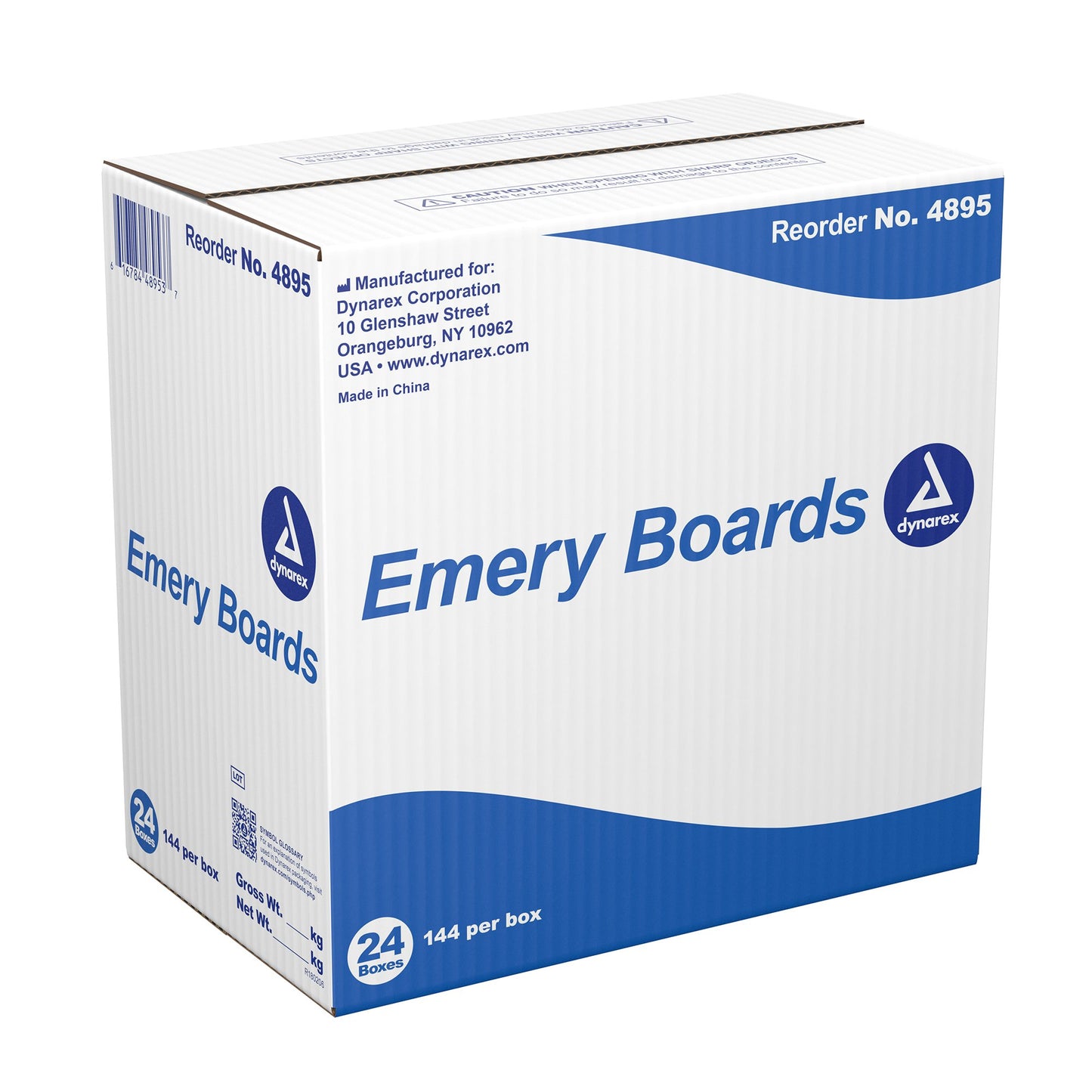 dynarex® Emery Boards, 4.5 Inches 4895