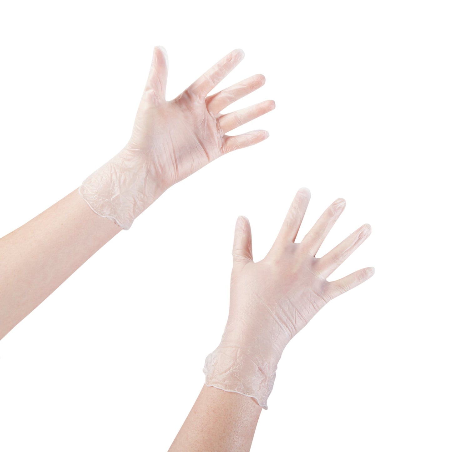 McKesson Vinyl Exam Glove, Large, Clear 14-138
