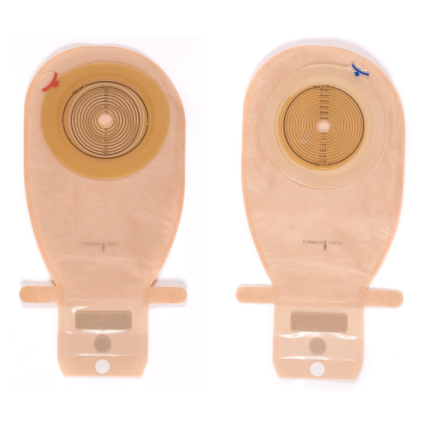 Assura® Flat 1-Piece Opaque Colostomy Pouch, 10 – 76mm Stomas 15879