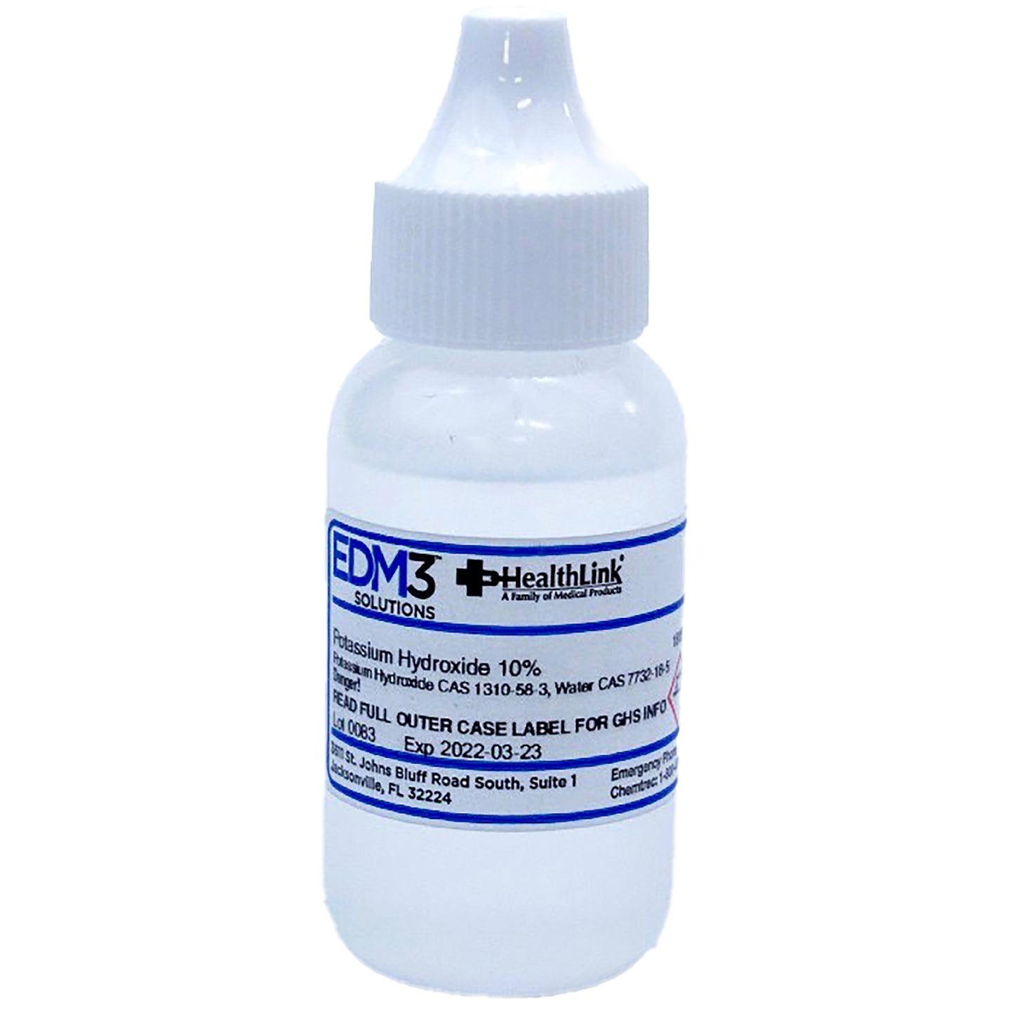 EDM 3 Potassium Hydroxide, 30 mL Squeeze Bottle 1815