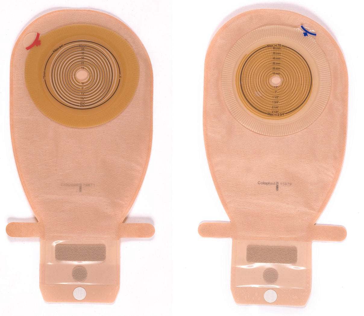 Assura® Convex Light 1-Piece Transparent Ostomy Pouch, 15 – 43mm Stomas 14512