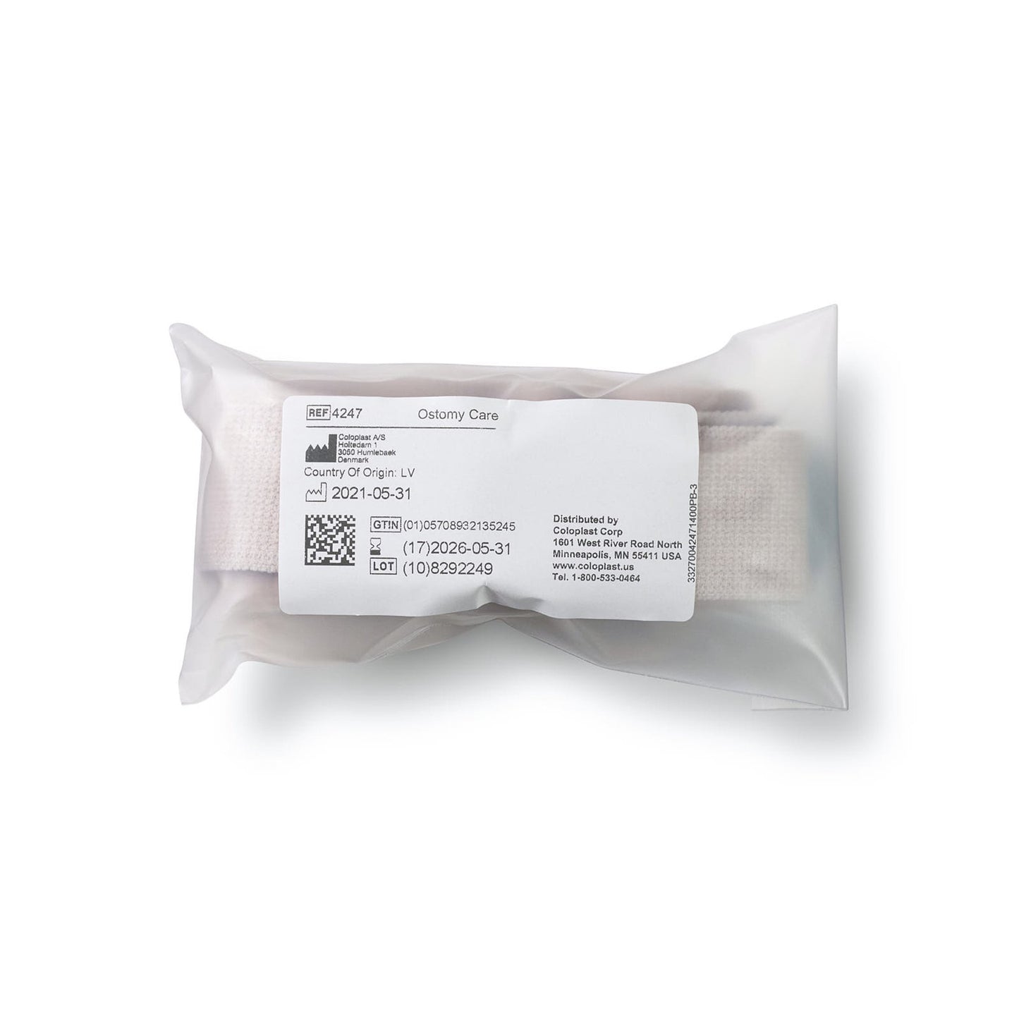 Brava® Belt for SenSura® Mio, Neutral Grey, Up to 61 Inch Waists 4247