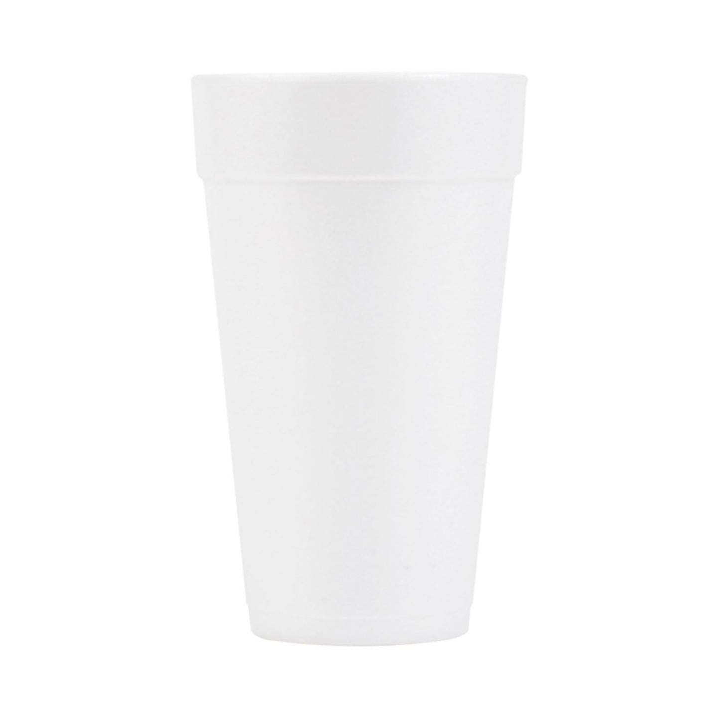 Drinking Cup Solo® 20 oz. White Styrofoam Disposable - 20J16