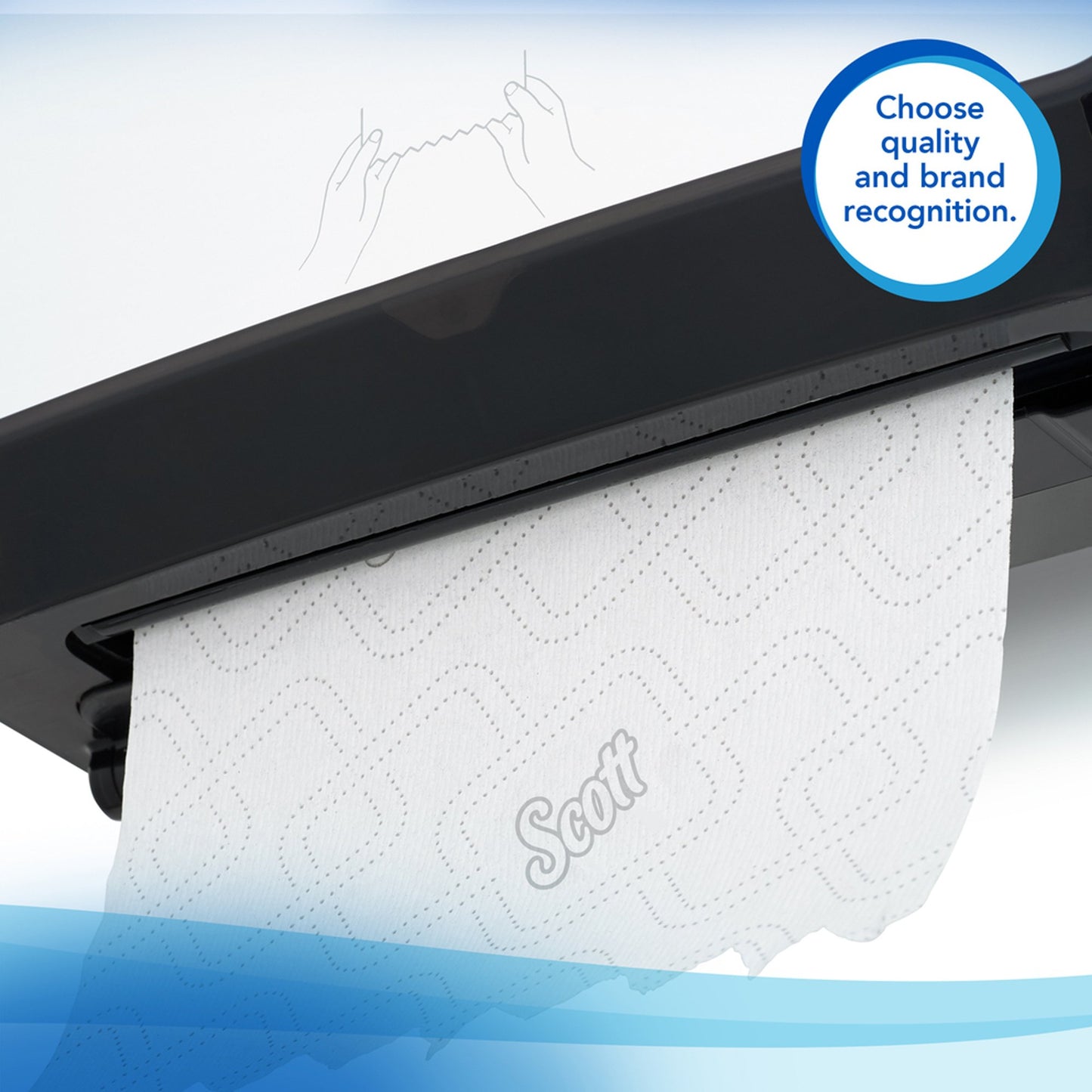 Scott® Control Slimroll™ White Paper Towel, 8 Inch x 580 Foot 47032