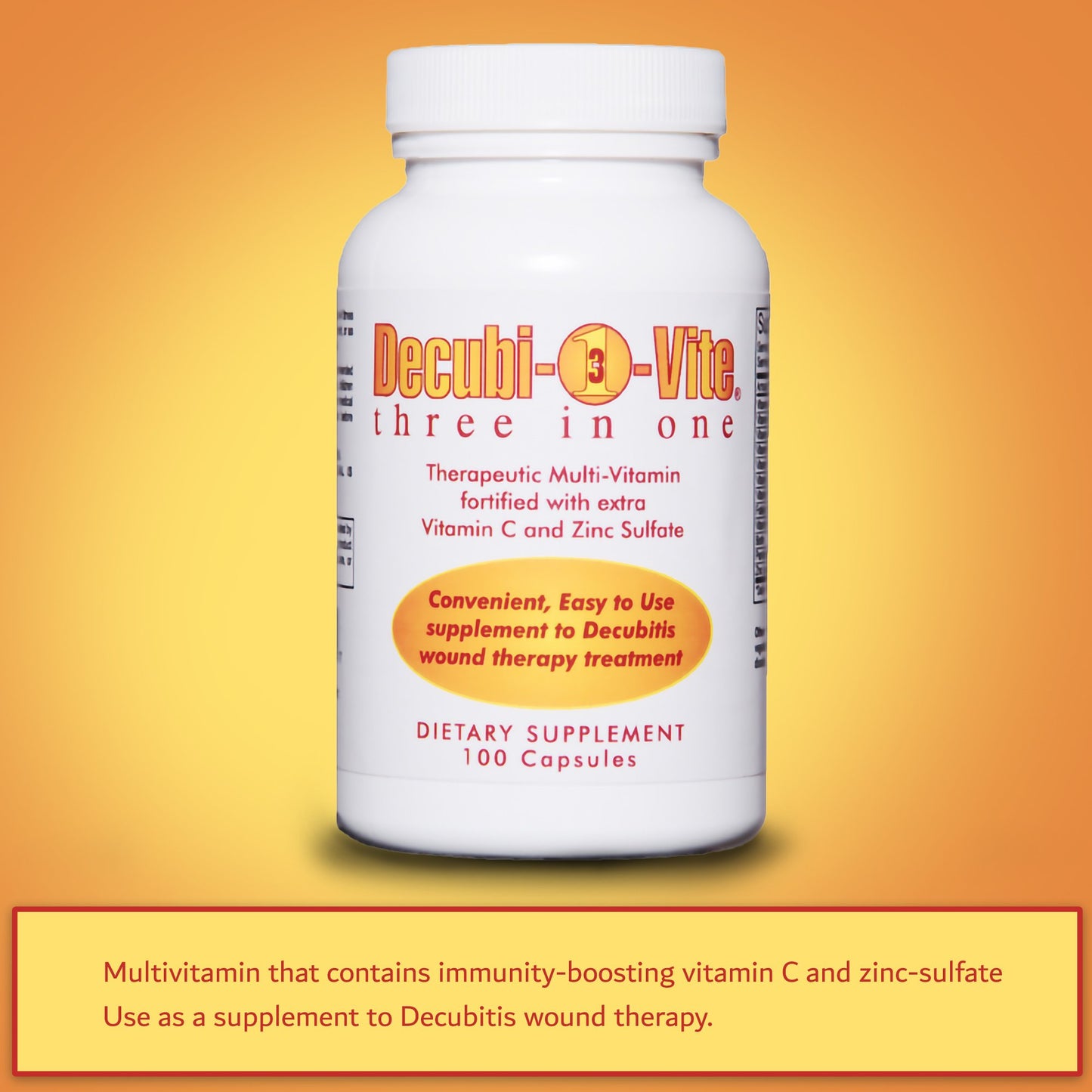 Decubi-Vite® Three In One Multivitamin Supplement 85519800100
