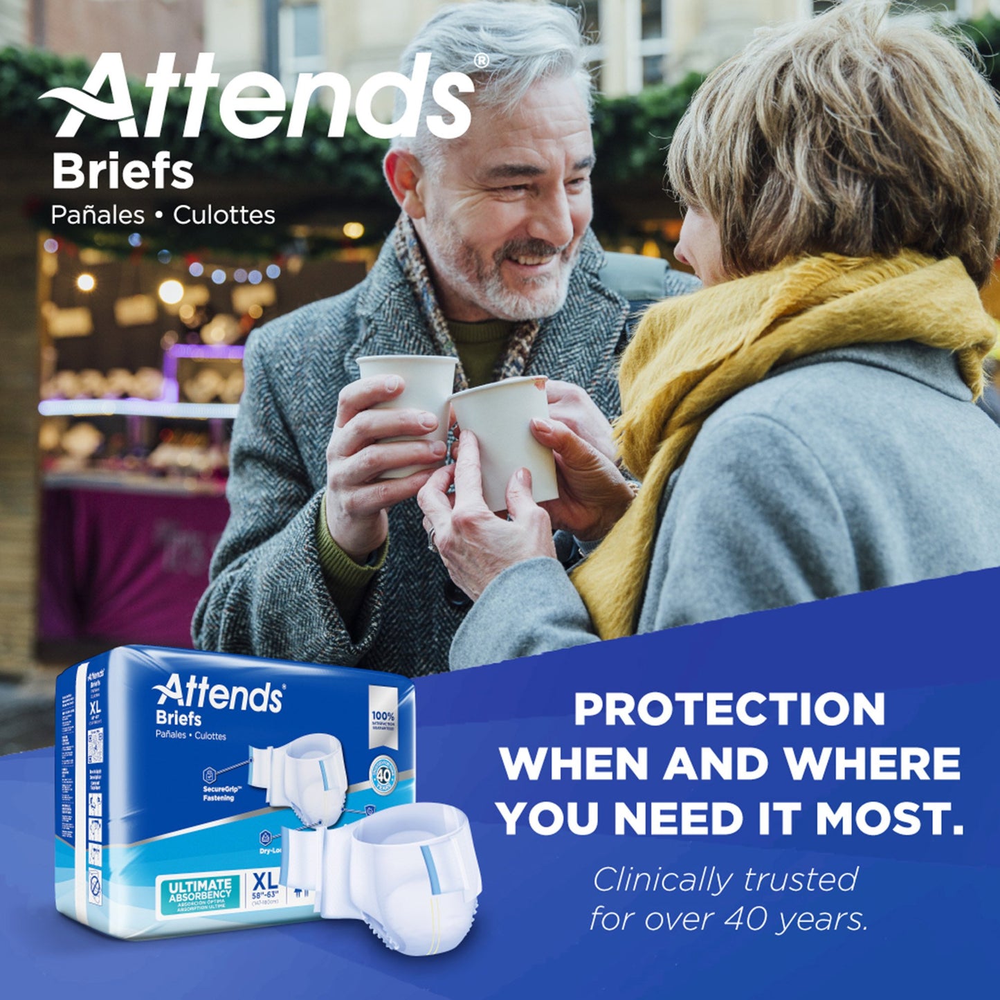 Attends® Advanced Briefs, X-Large DDC40