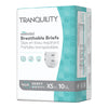 Unisex Adult Incontinence Brief Tranquility® Essential X-Small Disposable Heavy Absorbency - 2743