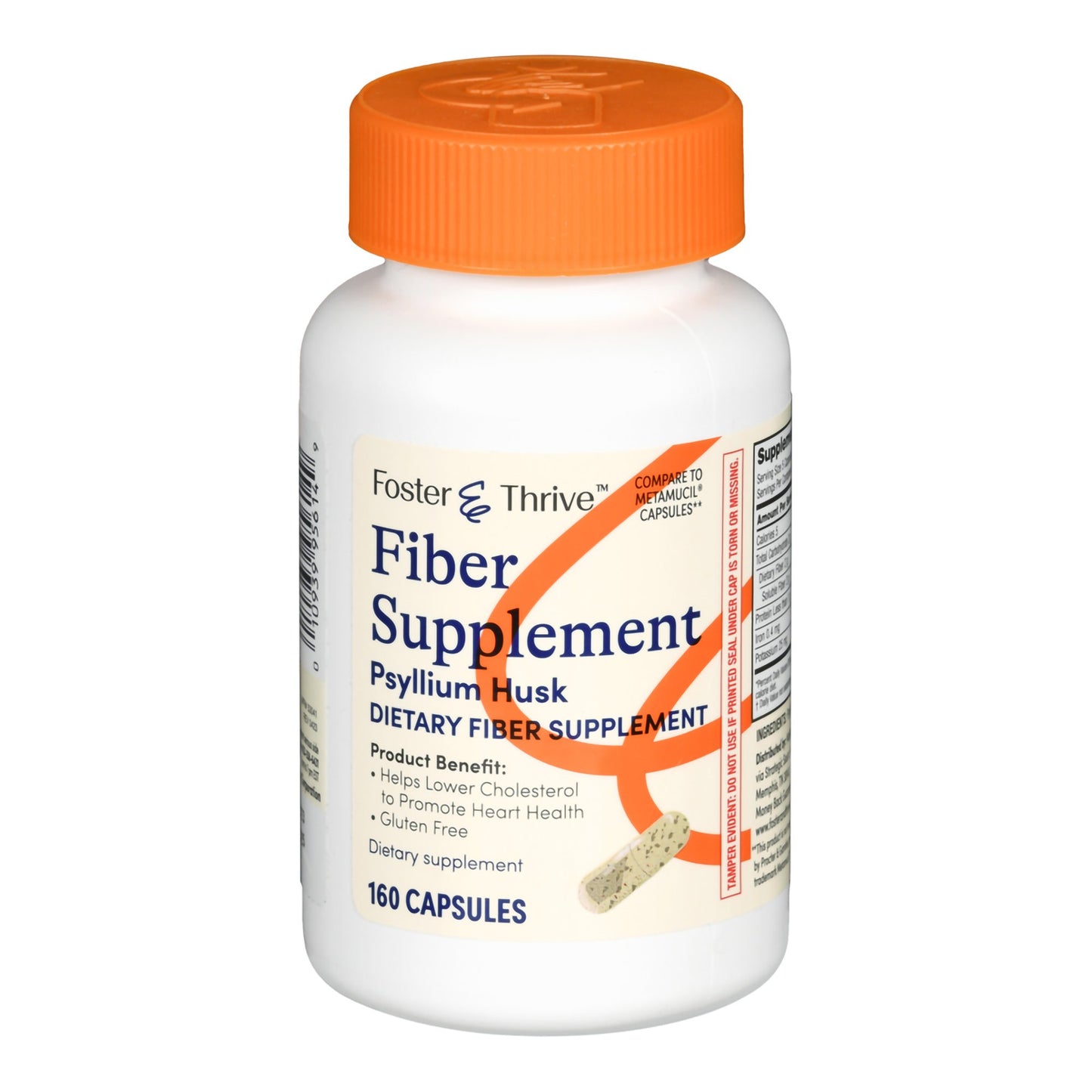 Foster & Thrive™ Fiber Supplement Psyllium Husk Capsules 01093995614