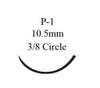 Nonabsorbable Suture with Needle Prolene™ Polypropylene P-1 3/8 Circle Precision Reverse Cutting Needle Size 6-0 Monofilament - 8697G