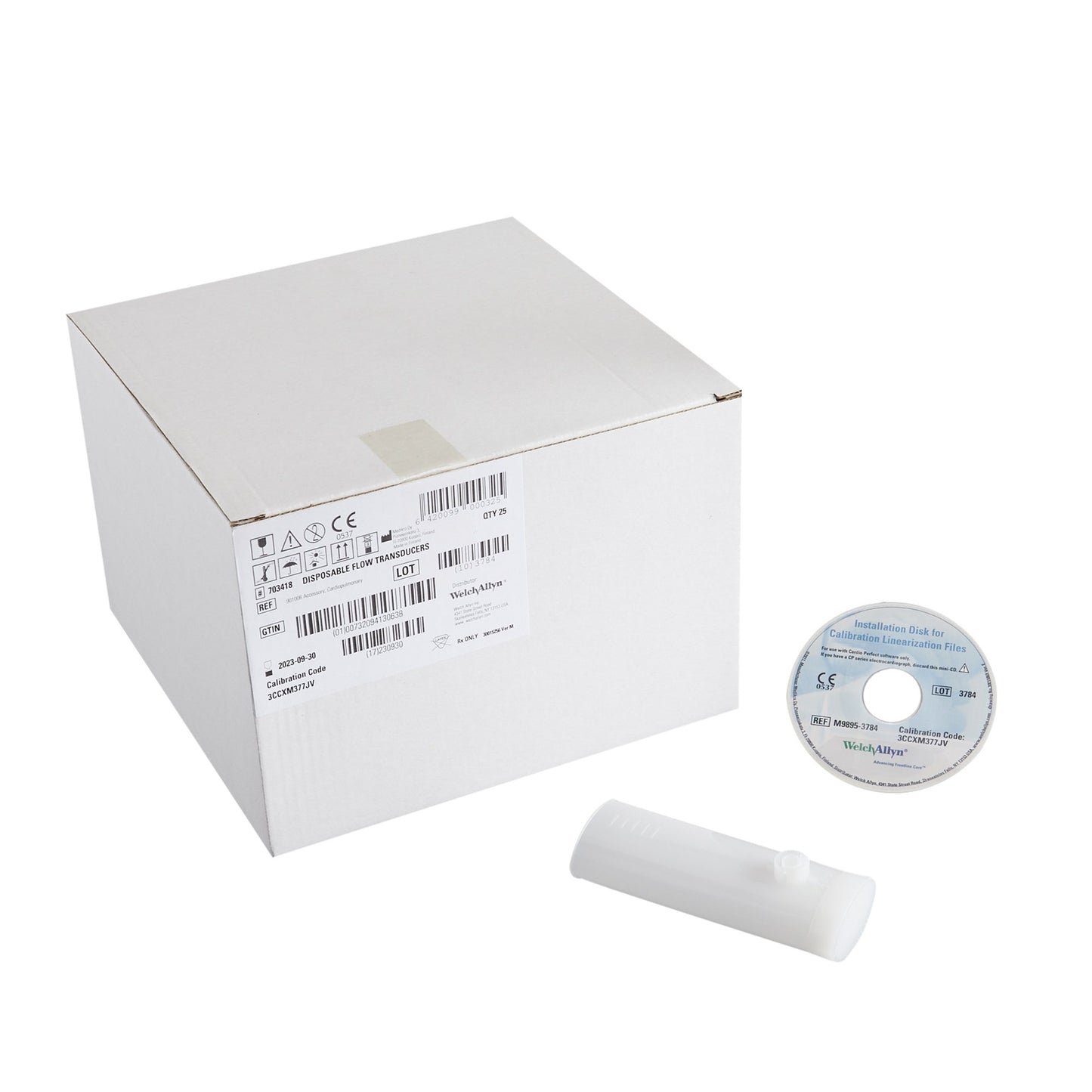 Flow Transducer SpiroPerfect™ Disposable Welch Allyn Spiroperfect™ Workstation Software - 703418