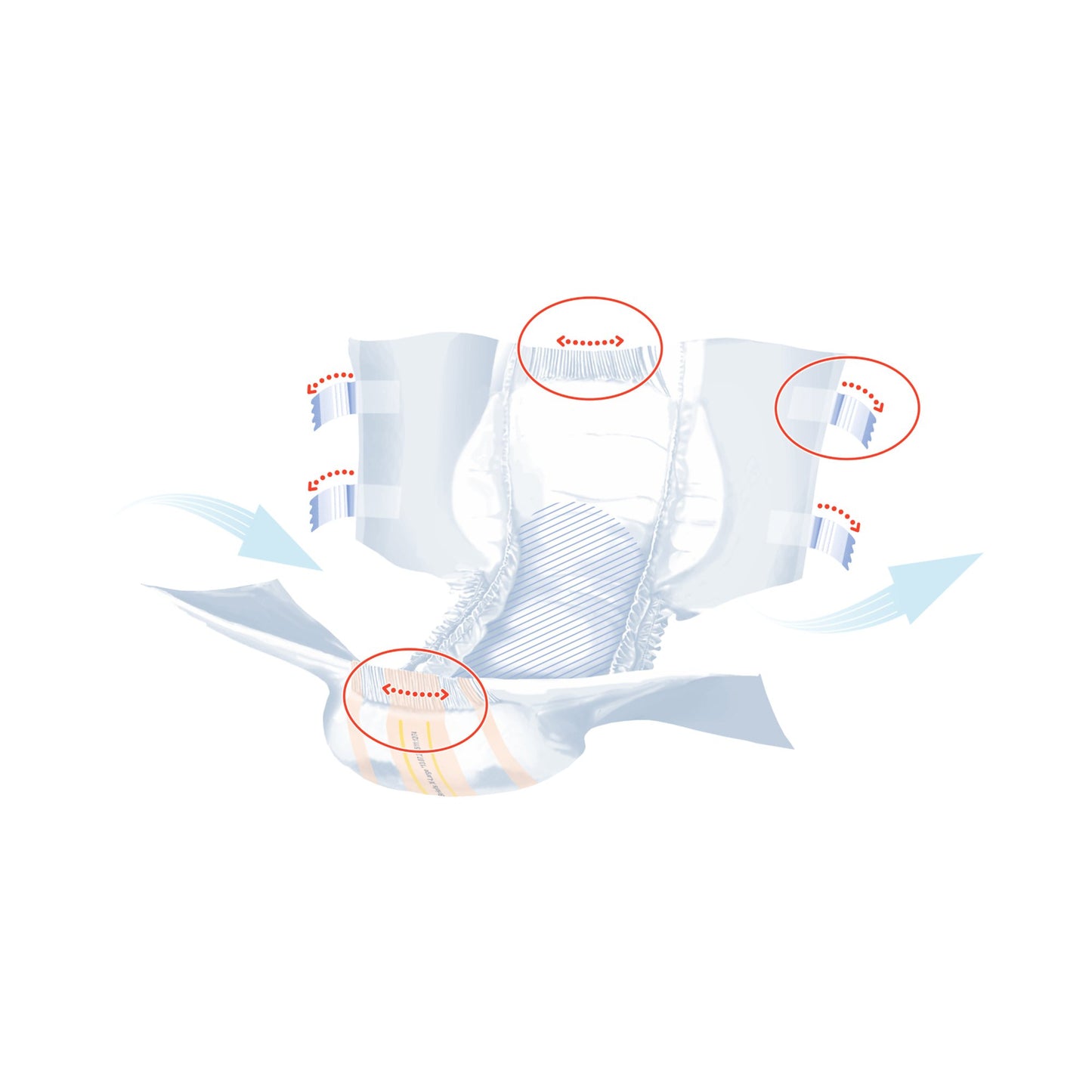 Seni® Super Quatro Severe Absorbency Incontinence Brief, Extra Large S-XL08-BQ1