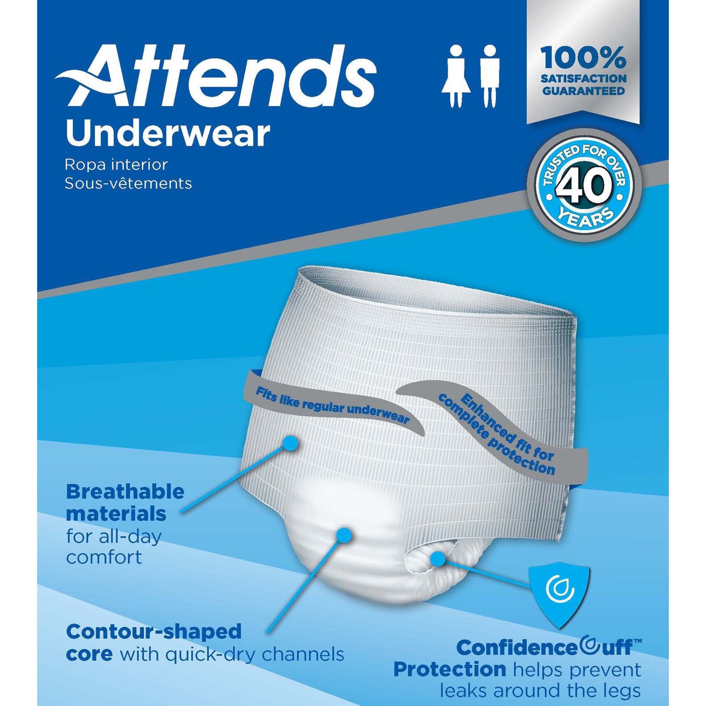 Attends® Advanced Underwear, X-Large APP0740