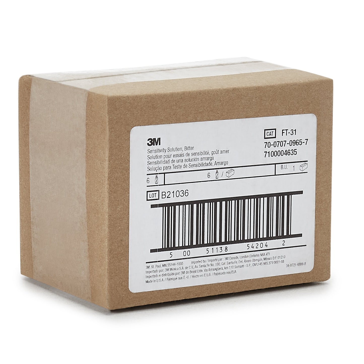 3M Sensitivity Solution, Bitter FT-31