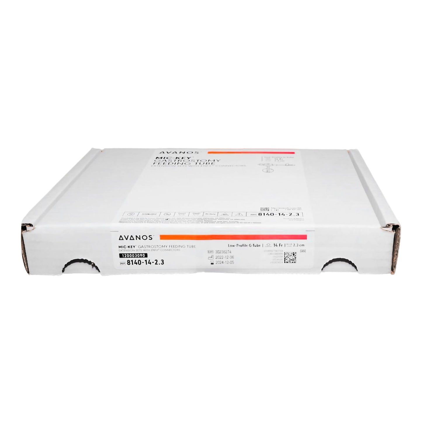 Low Profile Gastrostomy Tube Kit Mic-Key® 14 Fr. 2.3 cm Tube Silicone Sterile - 8140-14-2.3