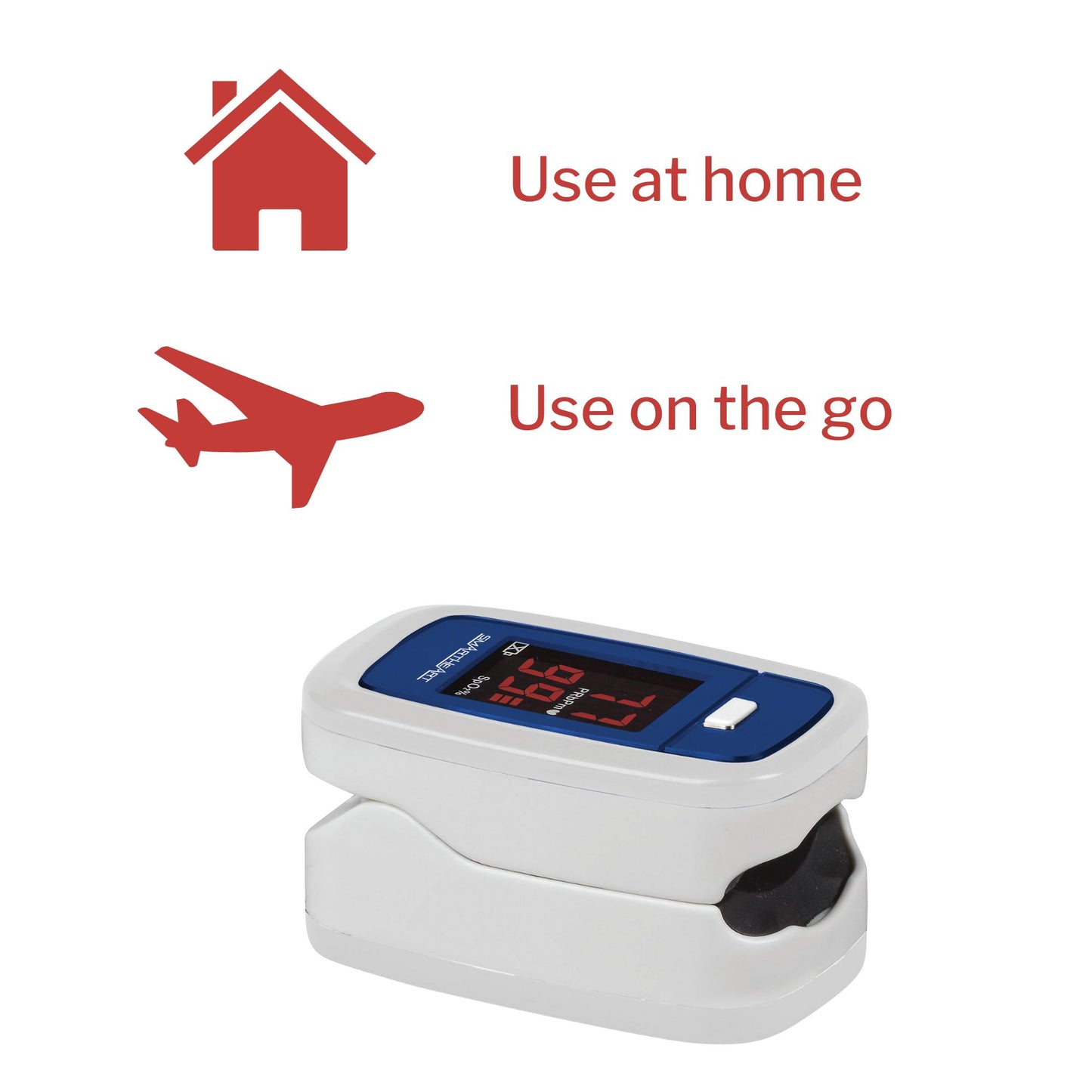 SmartHeart Fingertip Pulse Oximeter for Blood Oxygen Saturation, Economy 11-50K
