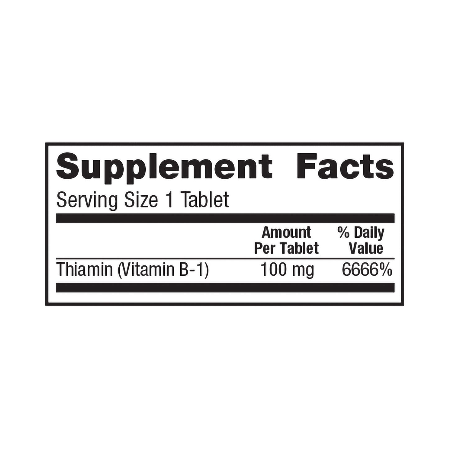 Geri-Care® Vitamin B-1 Supplement 851-01-GCP