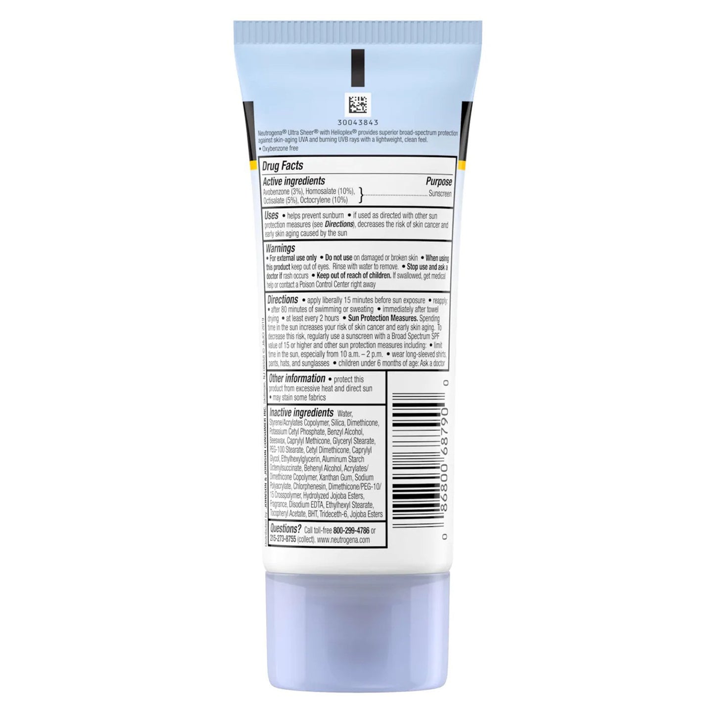 Neutrogena® Ultra Sheer® Dry-Touch Sunscreen Lotion, SPF 55 08680068790