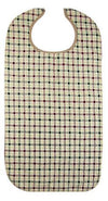 Beck's Classic Quilted Adult Bib, Autumn Beige Plaid, 18 x 34 Inch PTW1834QLTSNP