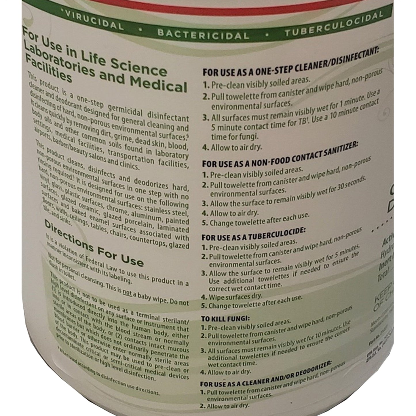 PREempt® Surface Disinfectant Cleaner Wipes 21221