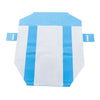 SMART-FOLD* H650 Sterilization Wrap White / Blue 40 X 47 Inch Dual Layer SMS Polypropylene Steam / EO Gas / Hydrogen Peroxide - 14271