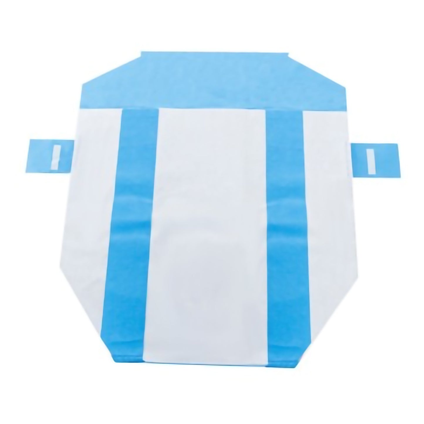 SMART-FOLD* H650 Sterilization Wrap White / Blue 40 X 47 Inch Dual Layer SMS Polypropylene Steam / EO Gas / Hydrogen Peroxide - 14271