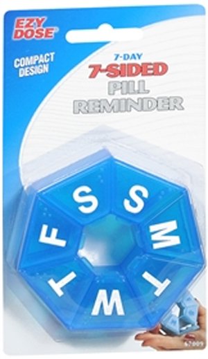 EZY Dose® Weekly Seven-Sided Pill Planner 02571567009