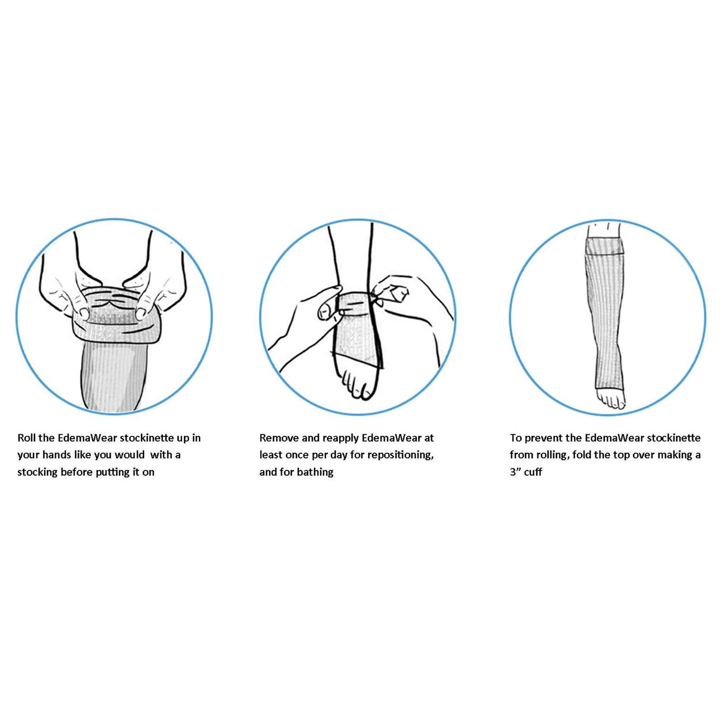 EdemaWear® Compression Stockinette, Medium B960001