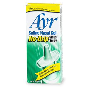 Ayr® Saline Nasal Gel No-Drip Sinus Spray Nasal Moisturizer 00225052848