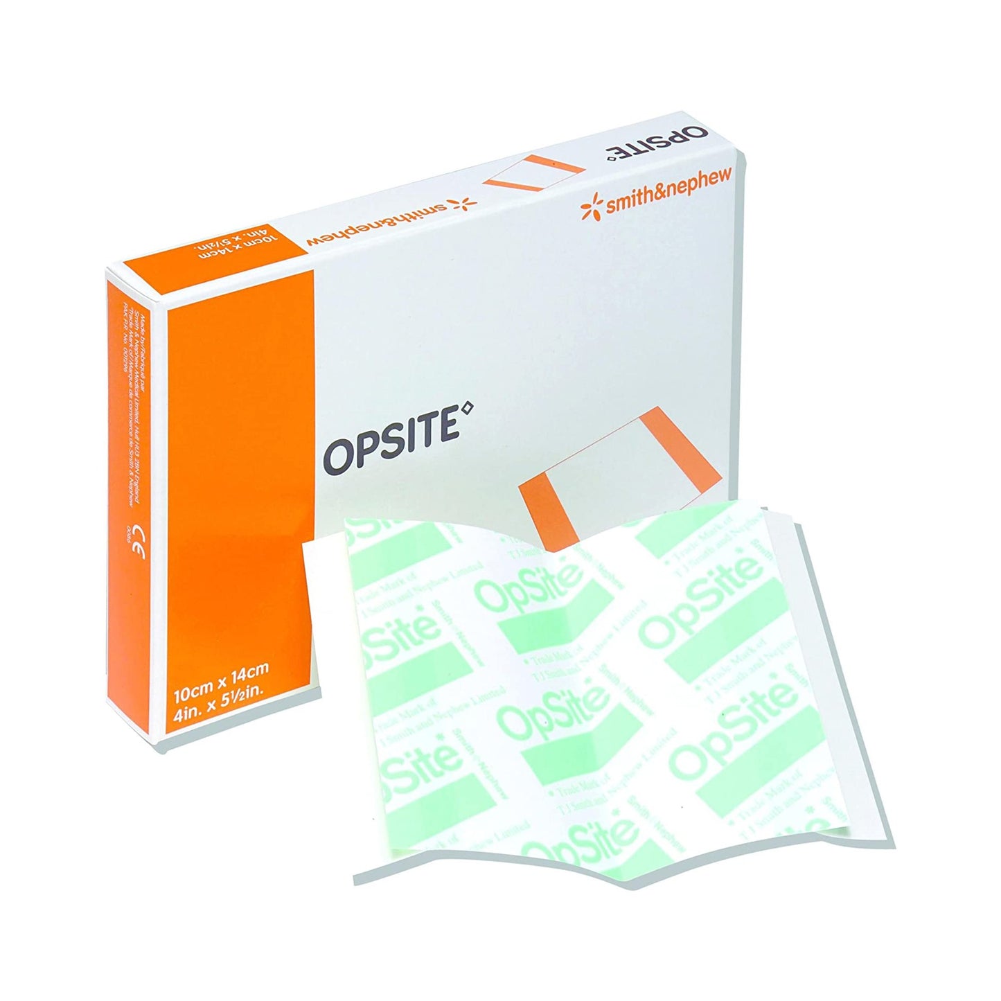 Smith & Nephew OpSite Transparent Film Dressing, 5 x 4 Inch 4975, 1 Each
