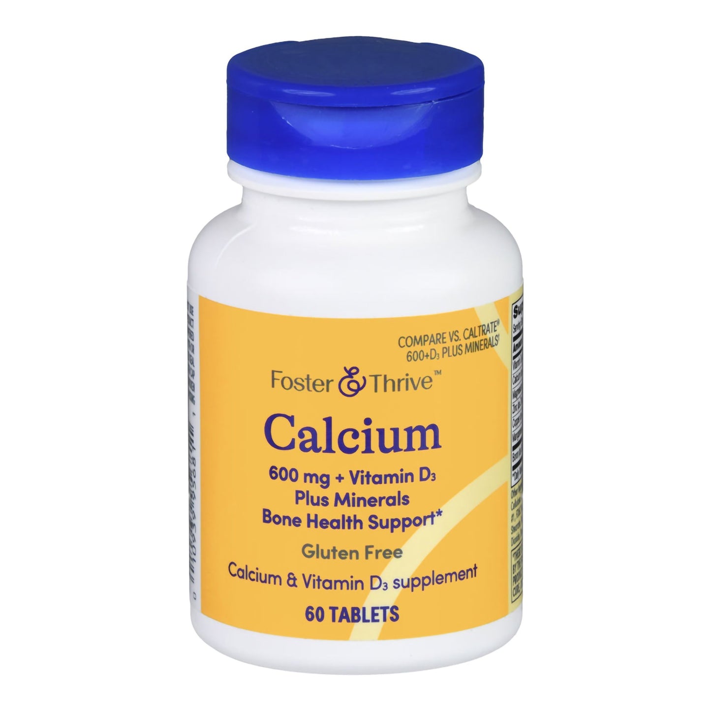 Foster & Thrive™ Calcium 600 mg + Vitamin D-3 Plus Minerals Tablets 01093995681