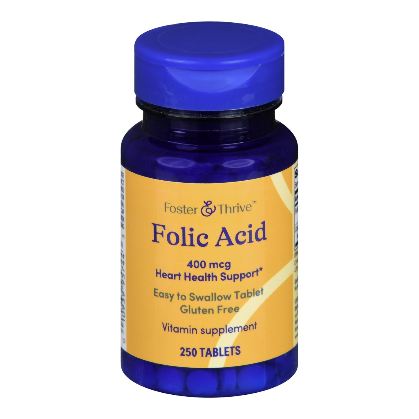Foster & Thrive™ 400 mcg Folic Acid Tablets 01093995744