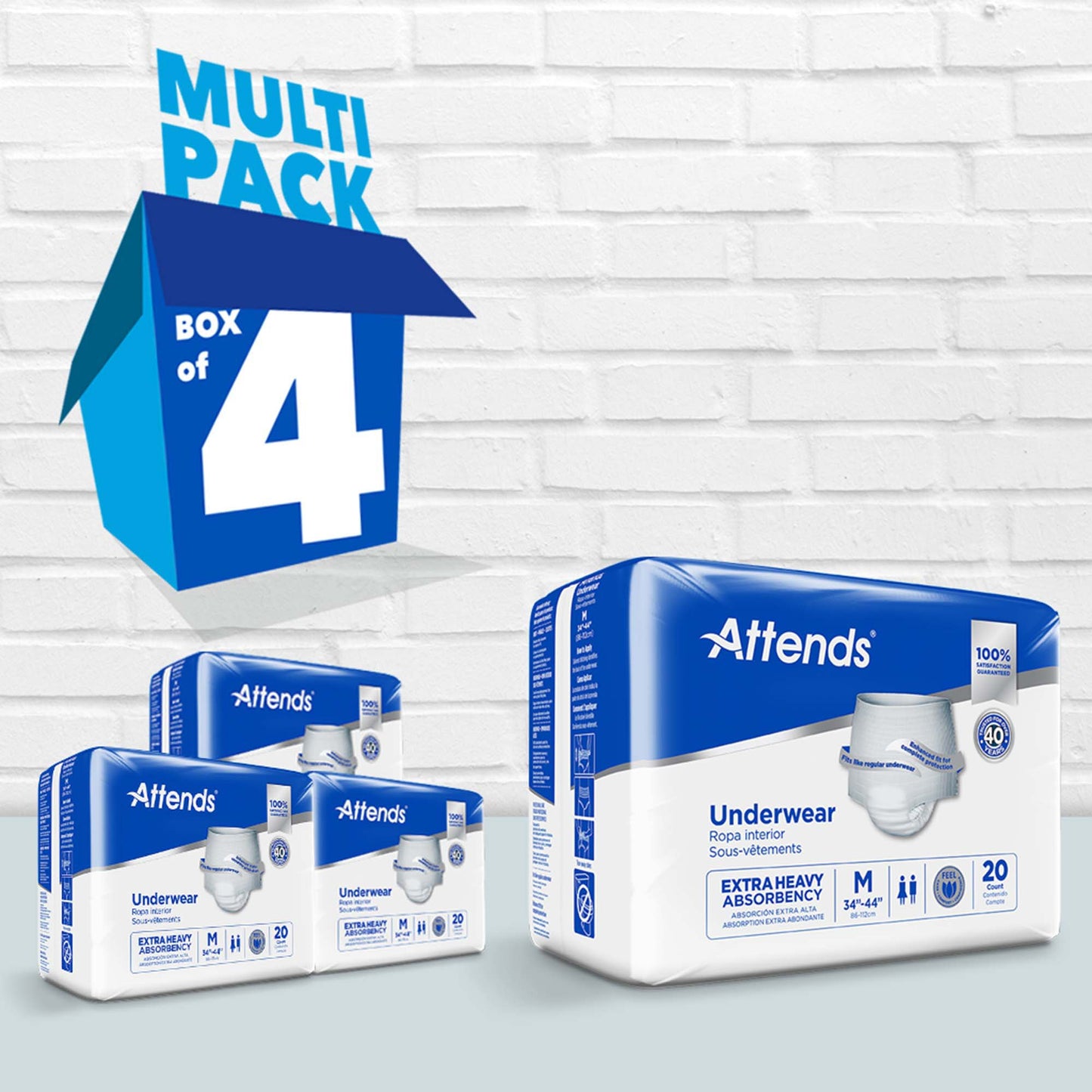 Attends® Care Moderate Absorbent Underwear, Regular APV20