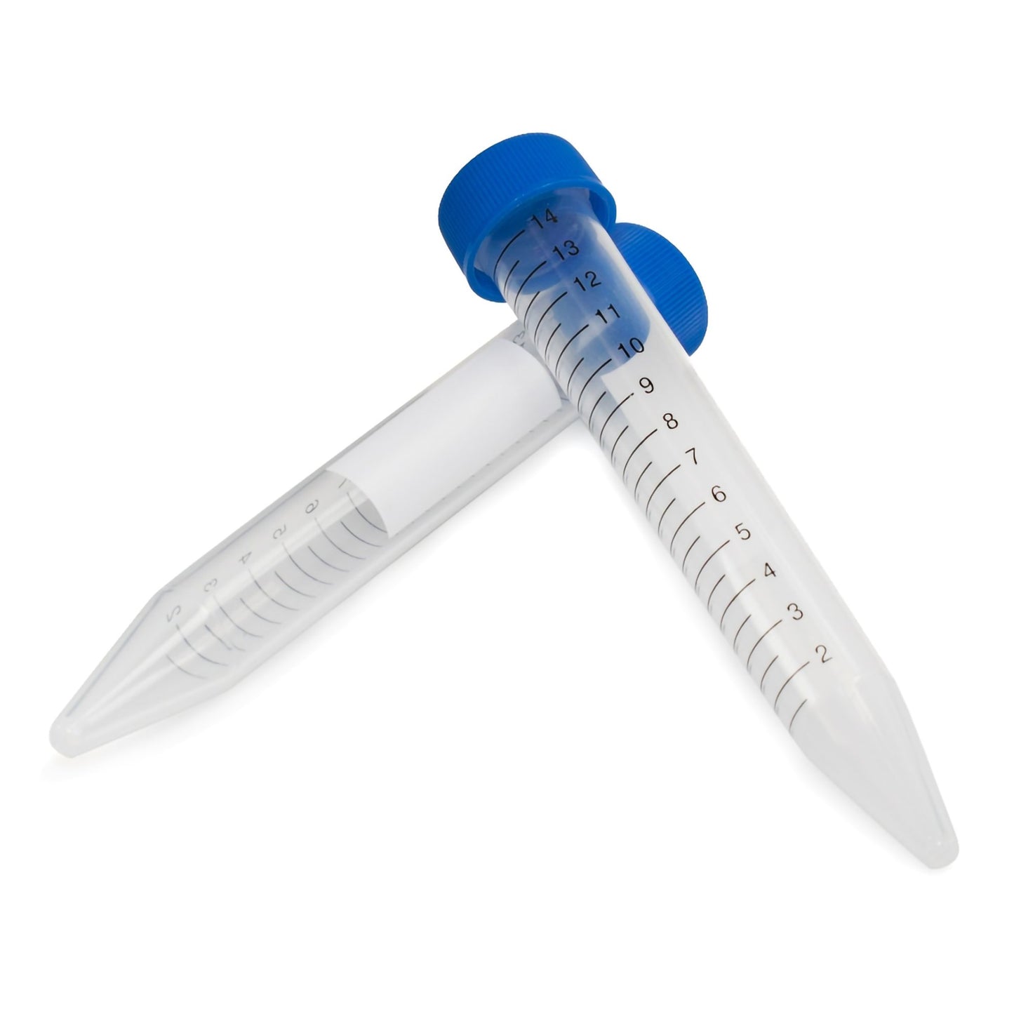 McKesson Centrifuge Tube, 15 mL, 17 x 120 mm, Blue Screw Cap 177-6284